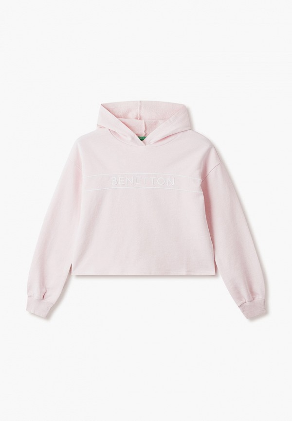 

Худи United Colors of Benetton, Розовый, United Colors of Benetton UN012EGMHJX9
