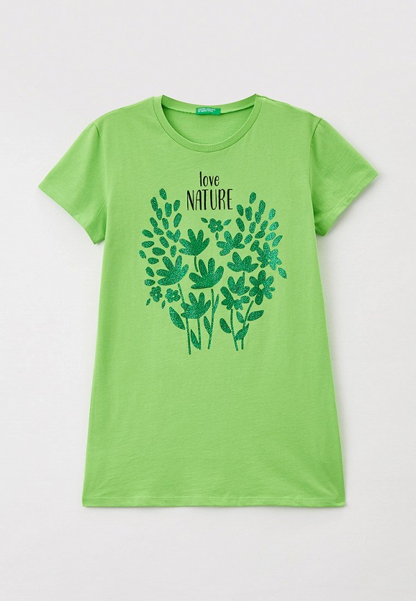 

Футболка United Colors of Benetton, Зеленый, United Colors of Benetton UN012EGMHMQ5