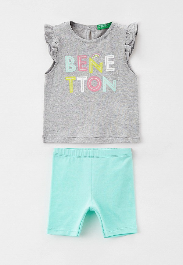 

Майка и шорты United Colors of Benetton, Разноцветный