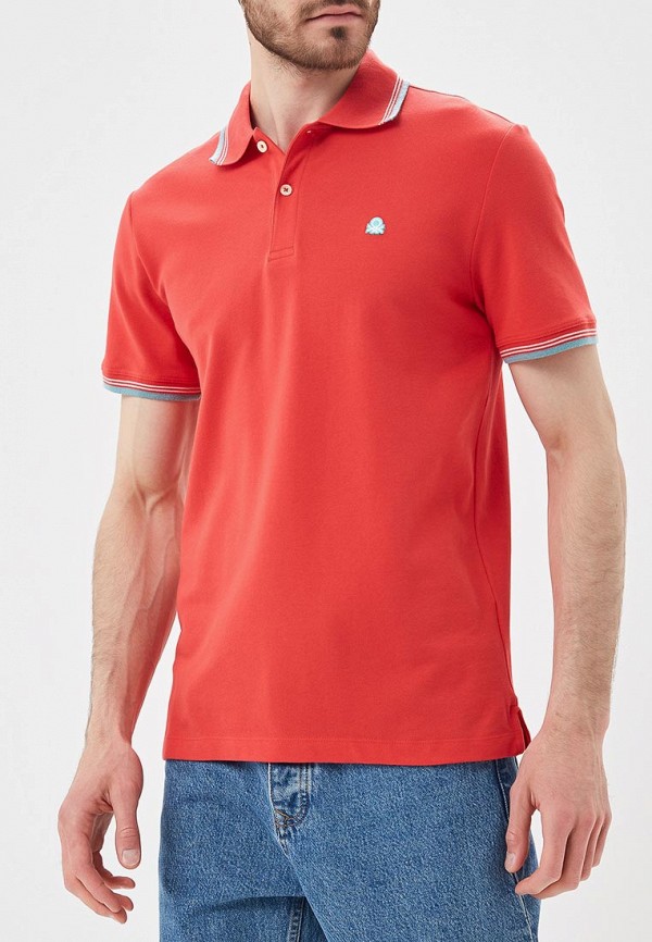 

Поло United Colors of Benetton, United Colors of Benetton UN012EMACEW7, Коралловый