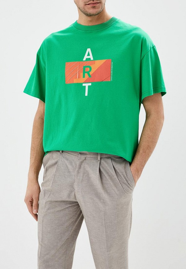 

Футболка United Colors of Benetton, Зеленый, United Colors of Benetton UN012EMDXDD8
