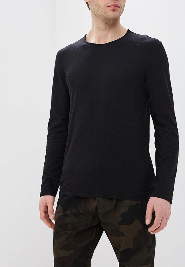

Лонгслив United Colors of Benetton, Черный, United Colors of Benetton UN012EMDXDY1