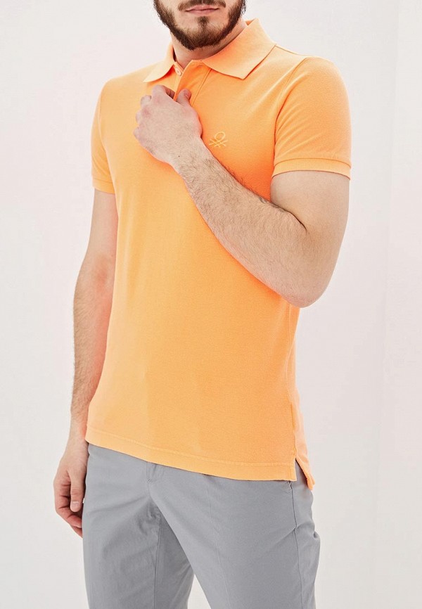 

Поло United Colors of Benetton, Оранжевый