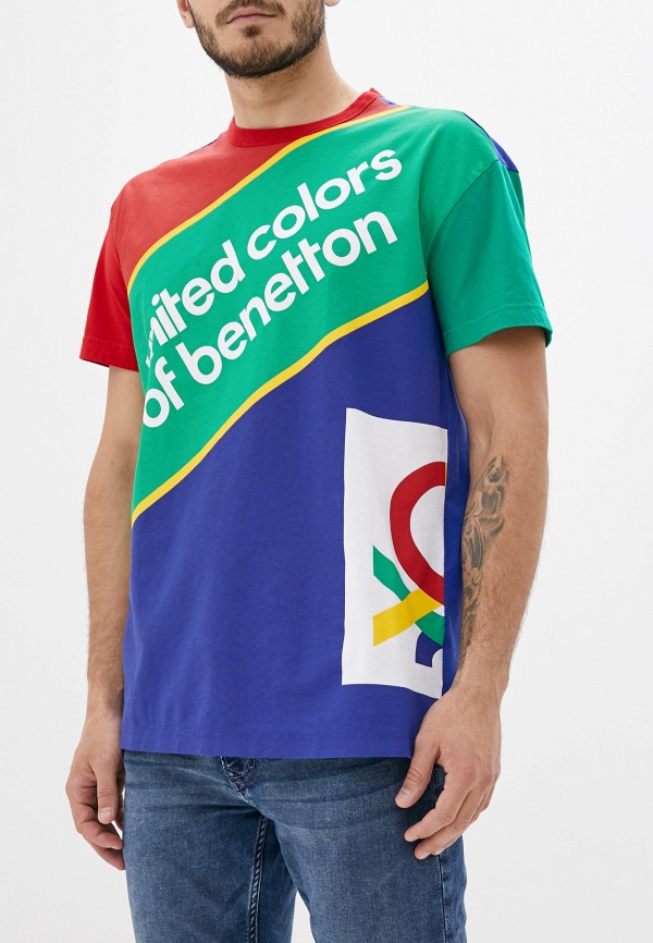 

Футболка United Colors of Benetton, Мультиколор, United Colors of Benetton UN012EMFUVJ2