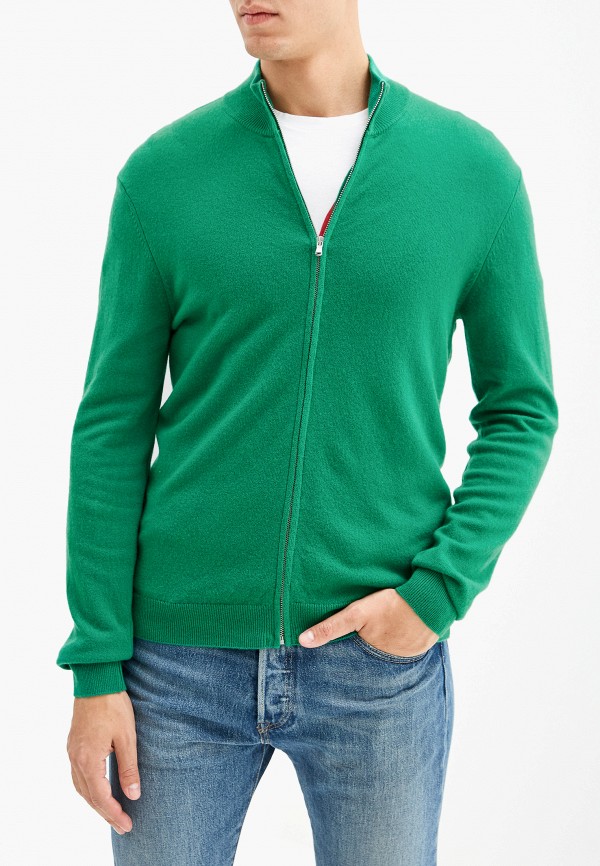 

Кардиган United Colors of Benetton, Зеленый, United Colors of Benetton UN012EMFUVM2