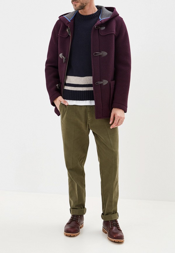 

Полупальто United Colors of Benetton, Бордовый, United Colors of Benetton UN012EMFUVW2