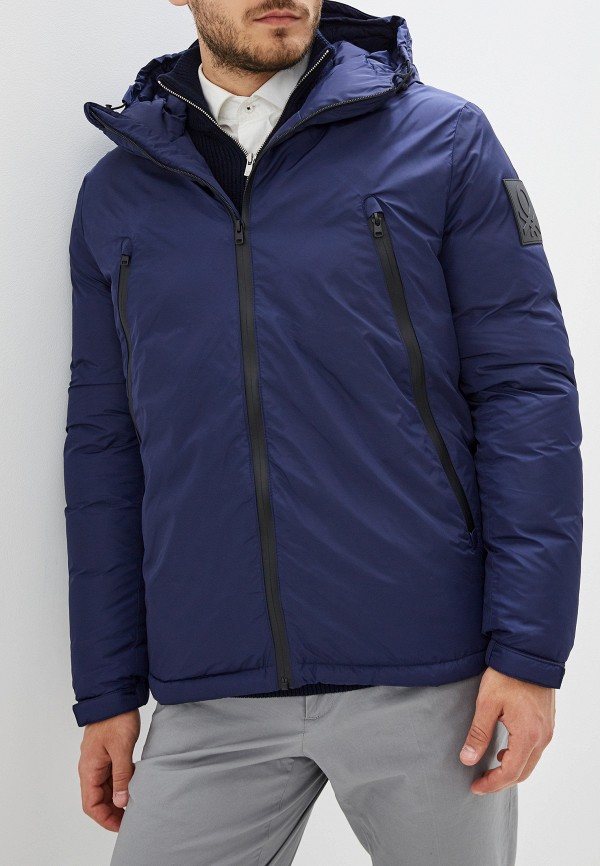 

Пуховик United Colors of Benetton, Синий, United Colors of Benetton UN012EMFUVW6