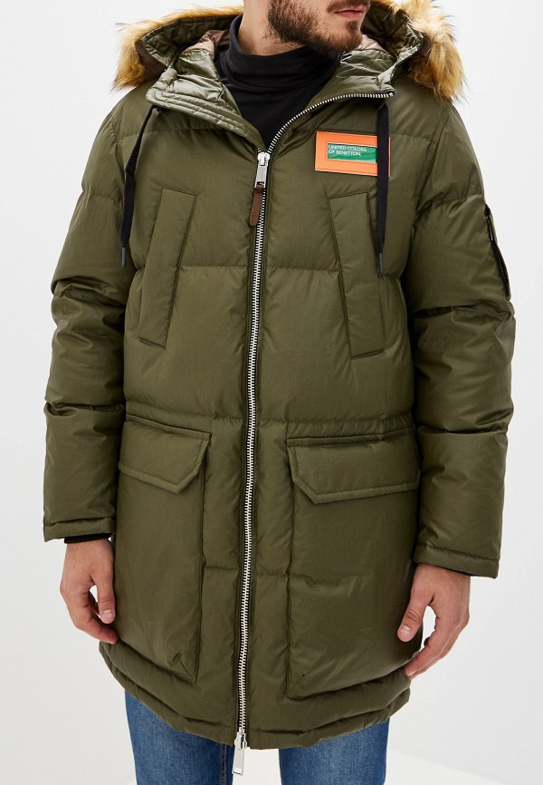 

Куртка утепленная United Colors of Benetton, Хаки, United Colors of Benetton UN012EMFUVW9