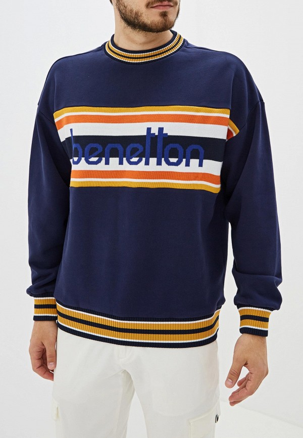 

Свитшот United Colors of Benetton, Синий, United Colors of Benetton UN012EMFUWK7