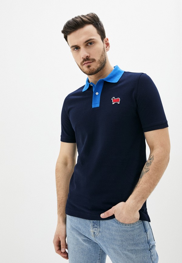 

Поло United Colors of Benetton, Синий, United Colors of Benetton UN012EMHWZT2