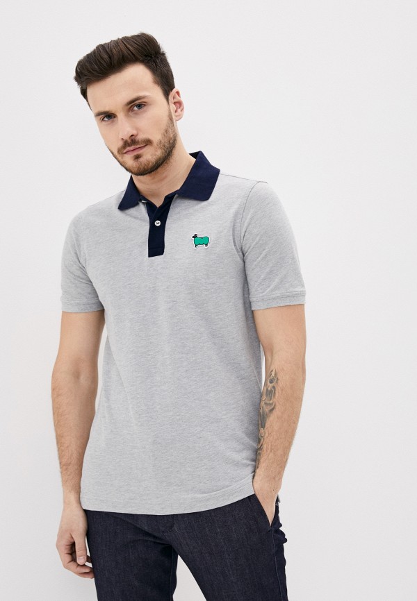 

Поло United Colors of Benetton, Серый, United Colors of Benetton UN012EMHWZT5
