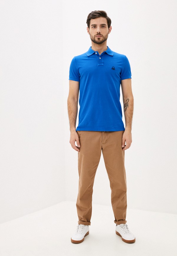 

Поло United Colors of Benetton, Синий, United Colors of Benetton UN012EMHWZU6