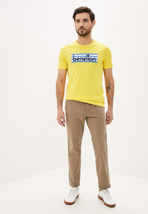 

Футболка United Colors of Benetton, Желтый, United Colors of Benetton UN012EMHWZW4