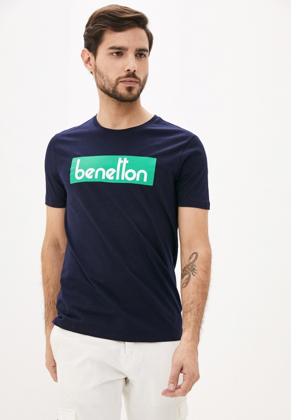 

Футболка United Colors of Benetton, Синий, United Colors of Benetton UN012EMHWZW6