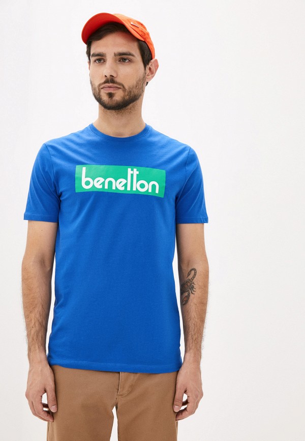 

Футболка United Colors of Benetton, Синий, United Colors of Benetton UN012EMHWZW9
