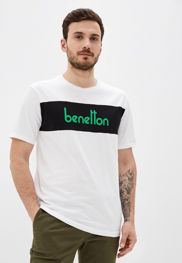 

Футболка United Colors of Benetton, Белый, United Colors of Benetton UN012EMHXAW8