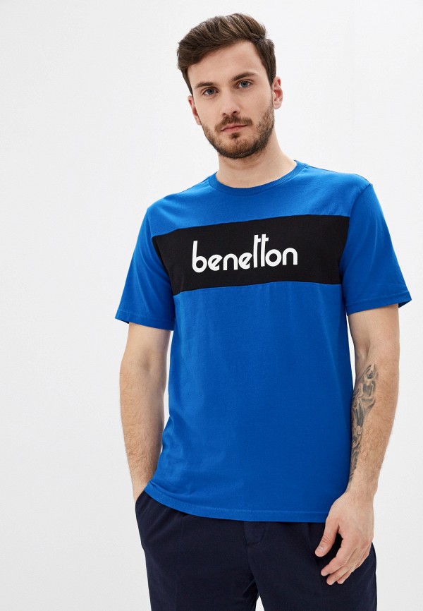

Футболка United Colors of Benetton, Синий, United Colors of Benetton UN012EMHXAW9