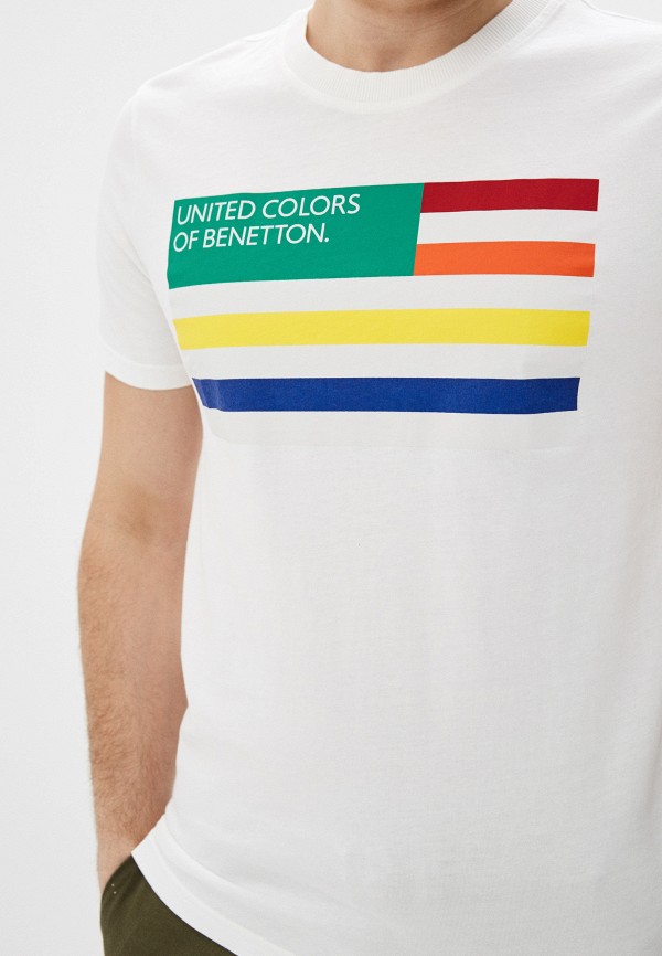 

Футболка United Colors of Benetton, Белый, United Colors of Benetton UN012EMHXAX1