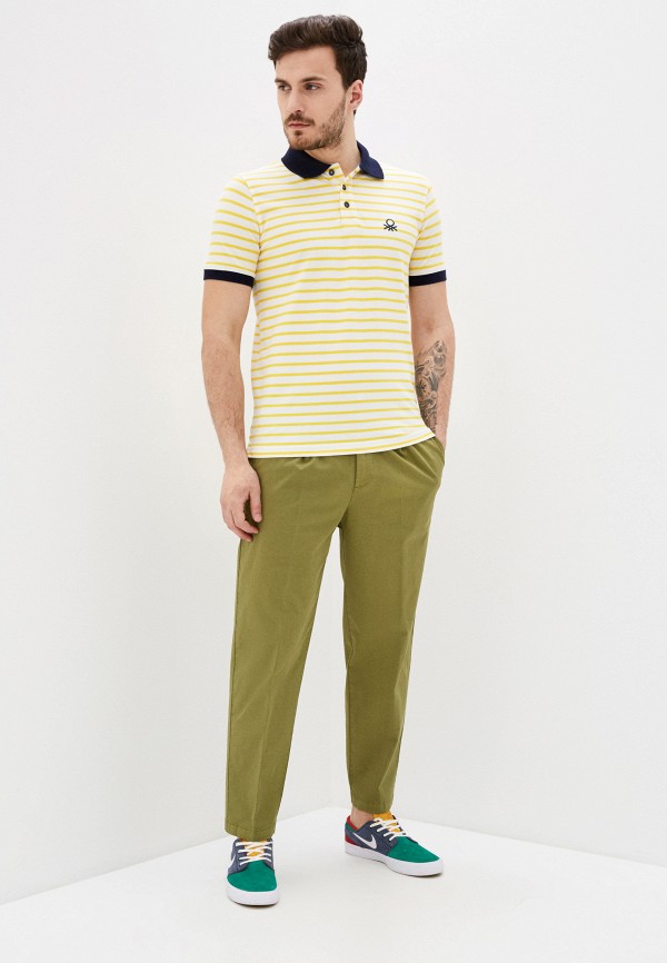 

Поло United Colors of Benetton, Желтый, United Colors of Benetton UN012EMHXAY4