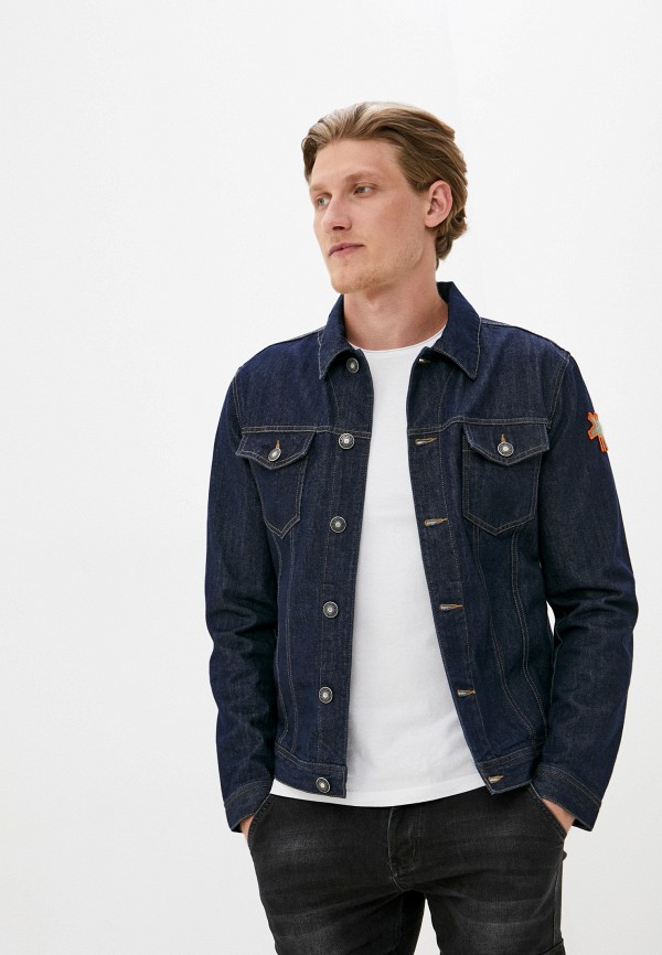 

Куртка джинсовая United Colors of Benetton, Синий, United Colors of Benetton UN012EMJZHX6