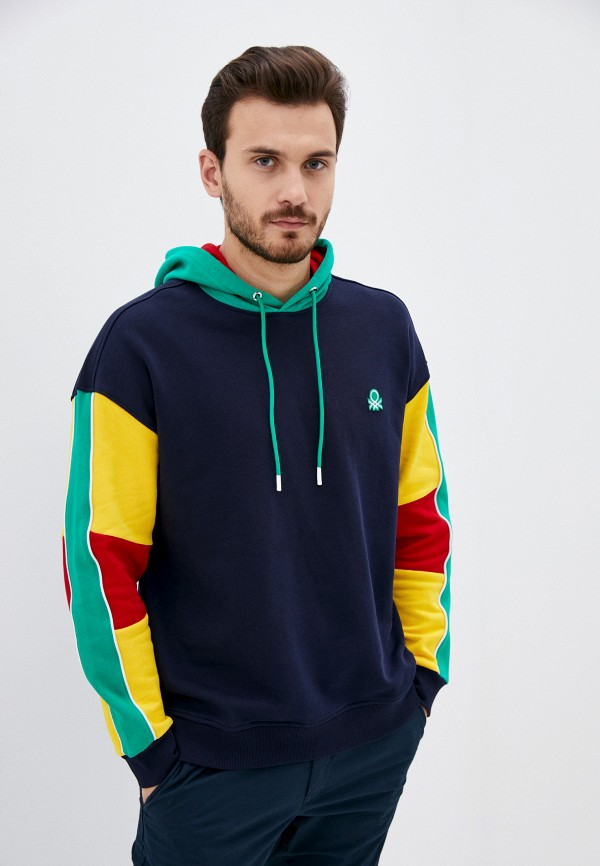 

Худи United Colors of Benetton, Синий, United Colors of Benetton UN012EMJZIT3