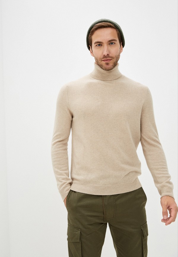 

Водолазка United Colors of Benetton, Бежевый, United Colors of Benetton UN012EMJZIW3