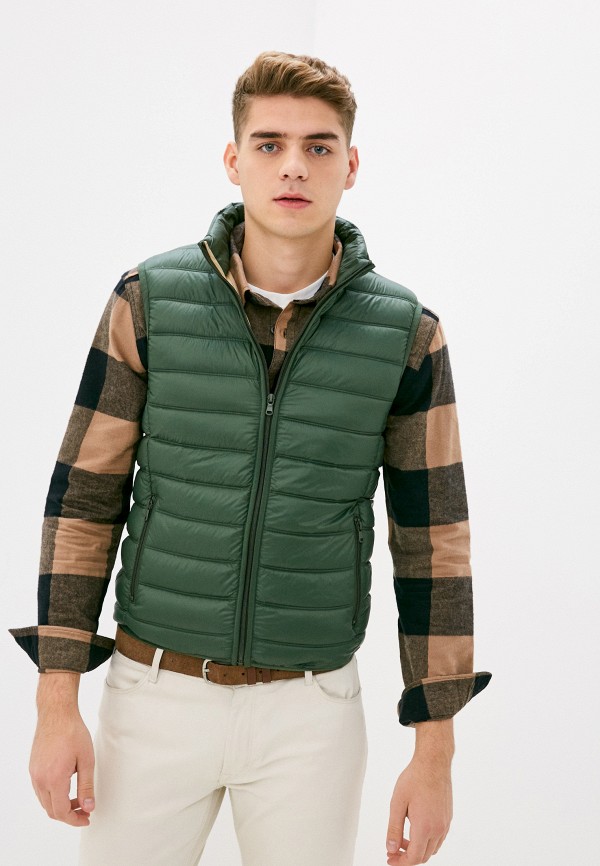 

Жилет утепленный United Colors of Benetton, Хаки