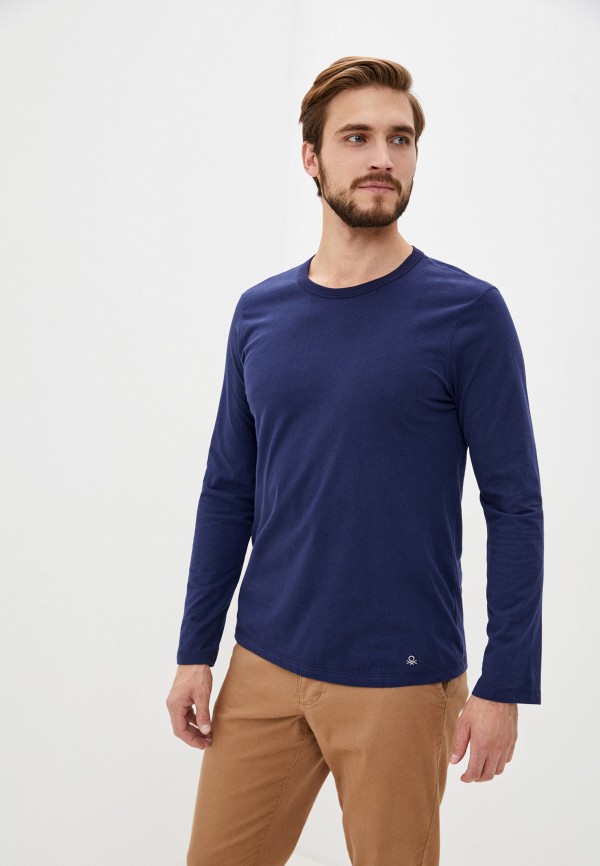 

Лонгслив United Colors of Benetton, Синий