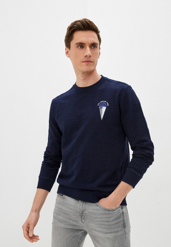 

Свитшот United Colors of Benetton, Синий, United Colors of Benetton UN012EMMHFP9
