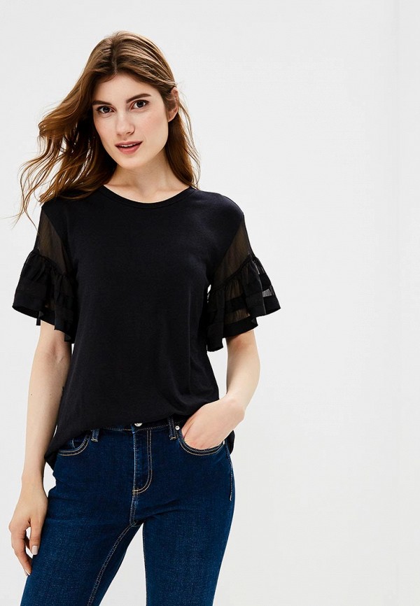 

Футболка United Colors of Benetton, United Colors of Benetton UN012EWBYJI1, Черный