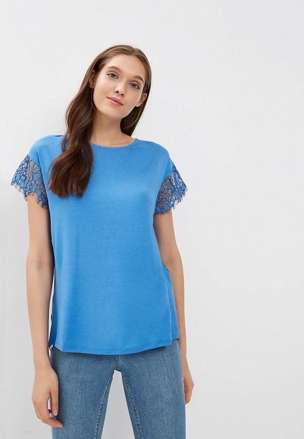

Блуза United Colors of Benetton, Синий, United Colors of Benetton UN012EWBYKA7