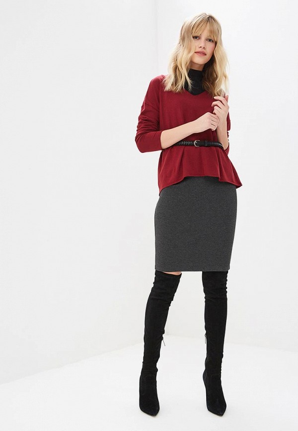 

Пуловер United Colors of Benetton; United Colors of Benetton UN012EWBYLF1, Бордовый