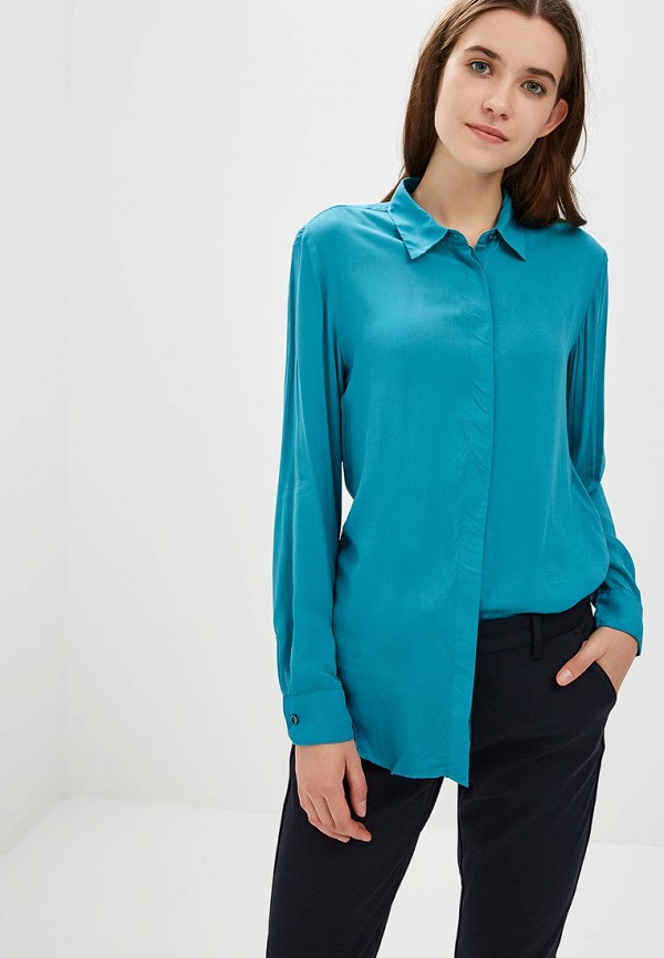

Рубашка United Colors of Benetton, United Colors of Benetton UN012EWBYLS1, Голубой