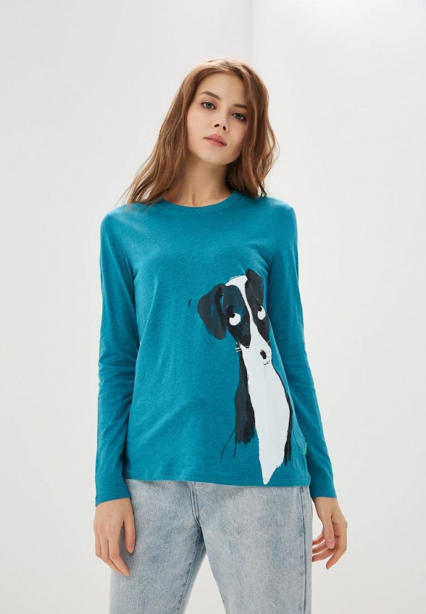 

Лонгслив United Colors of Benetton, United Colors of Benetton UN012EWBYNY6, Бирюзовый