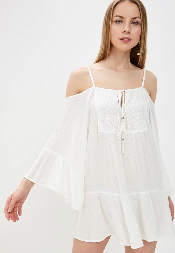 

Платье пляжное United Colors of Benetton, United Colors of Benetton UN012EWDXIN9, Белый