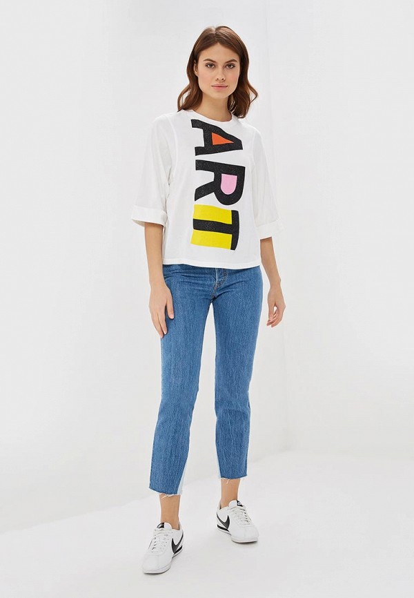 

Лонгслив United Colors of Benetton; United Colors of Benetton UN012EWDXIQ8, Белый