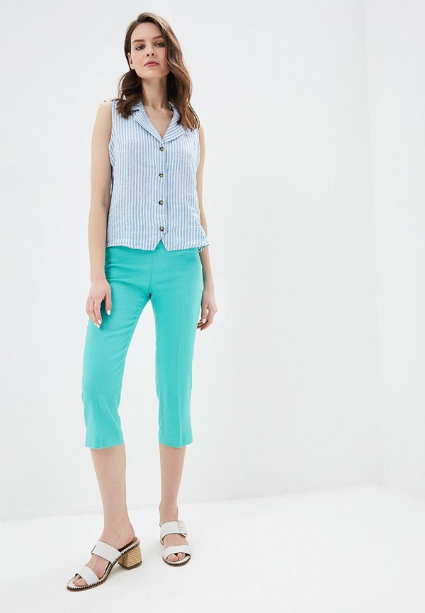 

Брюки United Colors of Benetton, Бирюзовый, United Colors of Benetton UN012EWDXIZ4