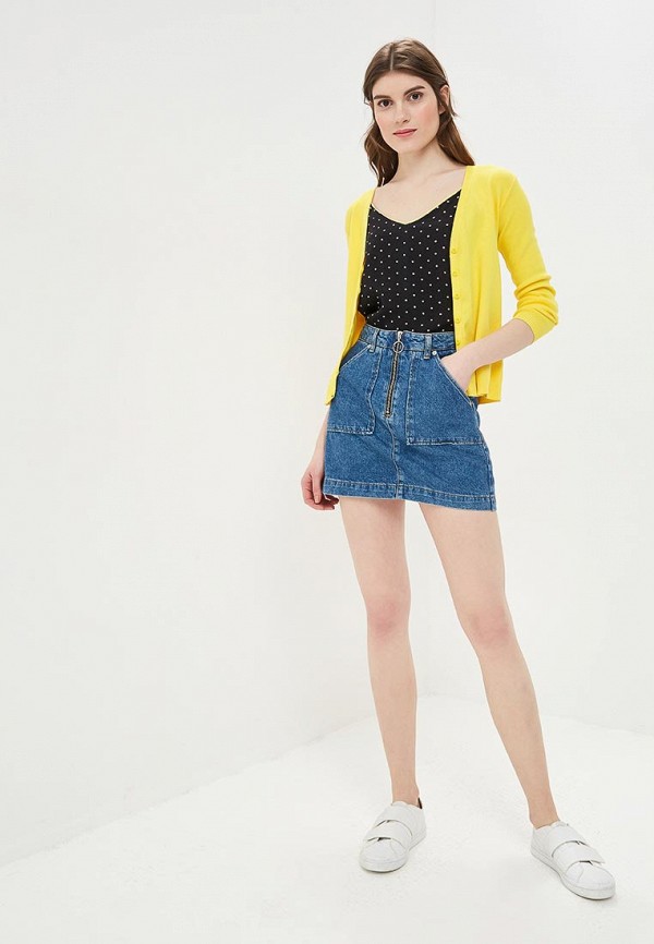 

Кардиган United Colors of Benetton; United Colors of Benetton UN012EWDXMS5, Желтый