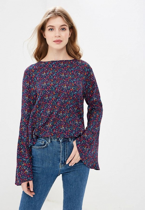

Блуза United Colors of Benetton, Синий, United Colors of Benetton UN012EWDXMV1