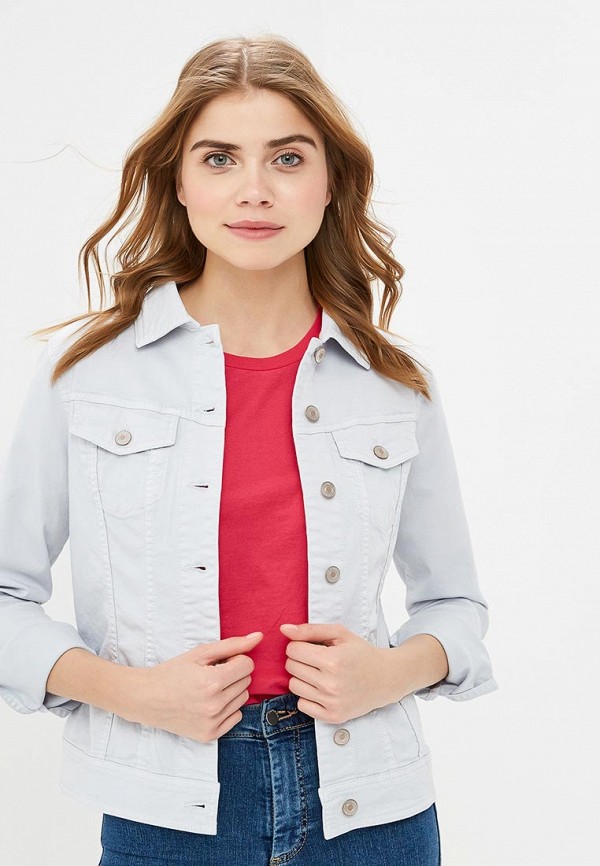 

Куртка джинсовая United Colors of Benetton, United Colors of Benetton UN012EWDXMX4, Голубой