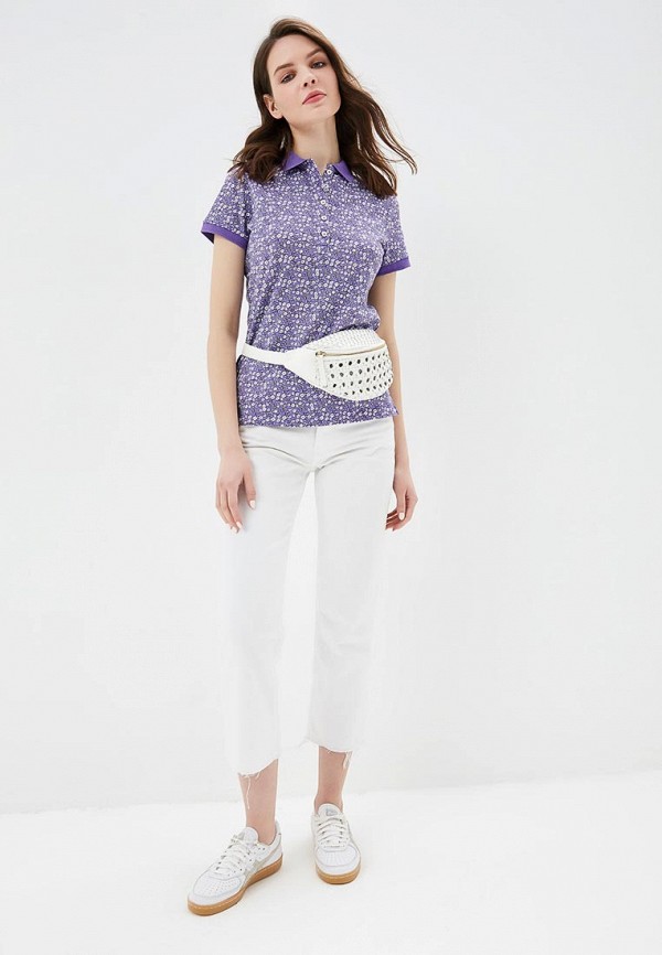 

Поло United Colors of Benetton; United Colors of Benetton UN012EWDXNB5, Фиолетовый