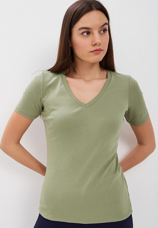 

Футболка United Colors of Benetton, United Colors of Benetton UN012EWDXNH8, Хаки