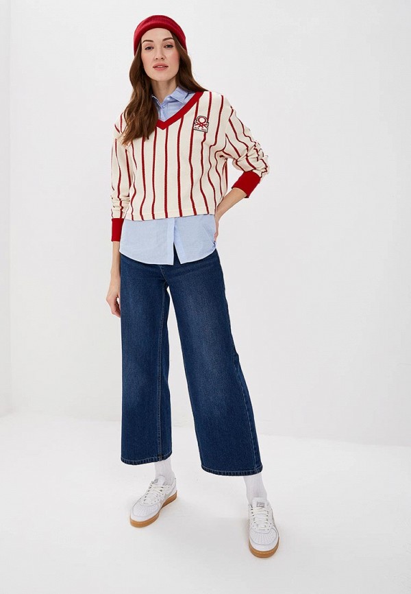 

Пуловер United Colors of Benetton; United Colors of Benetton UN012EWDXNR8, Бежевый