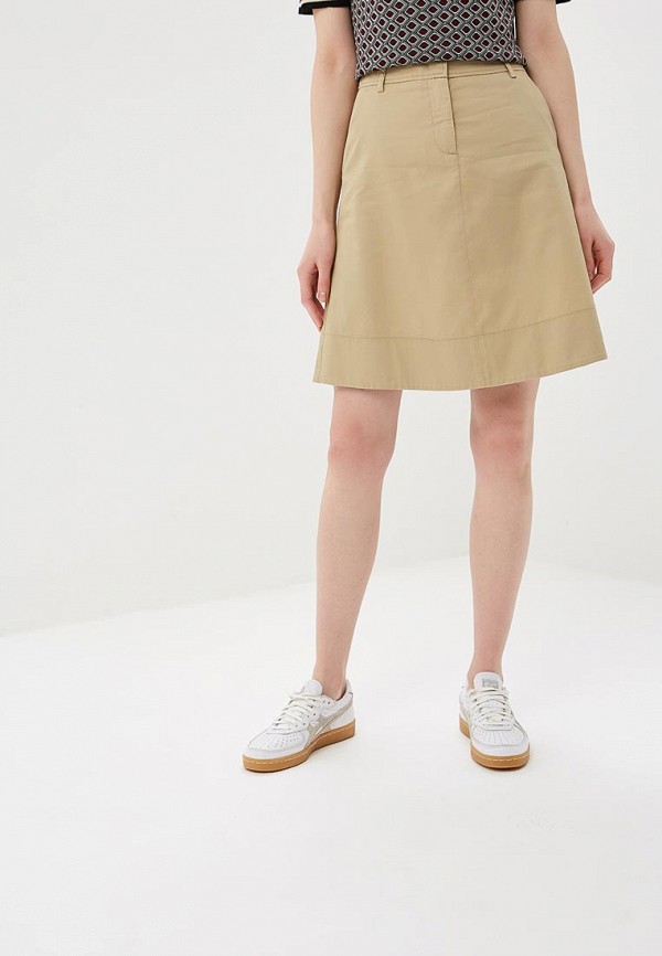 

Юбка United Colors of Benetton, Бежевый, United Colors of Benetton UN012EWDXOI8