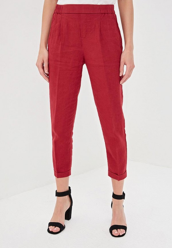 

Брюки United Colors of Benetton, United Colors of Benetton UN012EWFDIK0, Бордовый
