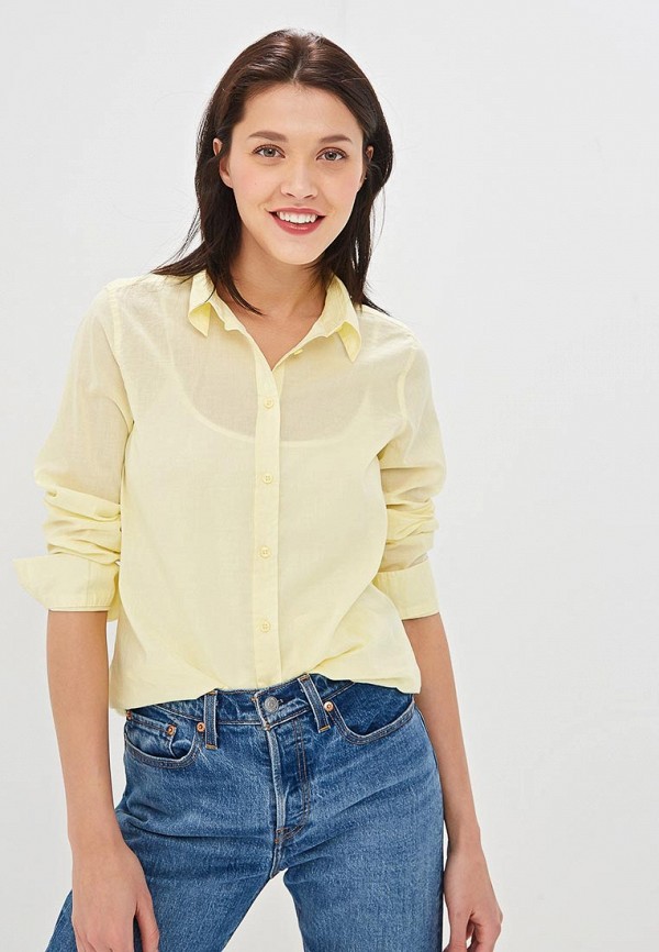 

Рубашка United Colors of Benetton, United Colors of Benetton UN012EWFDIK8, Желтый