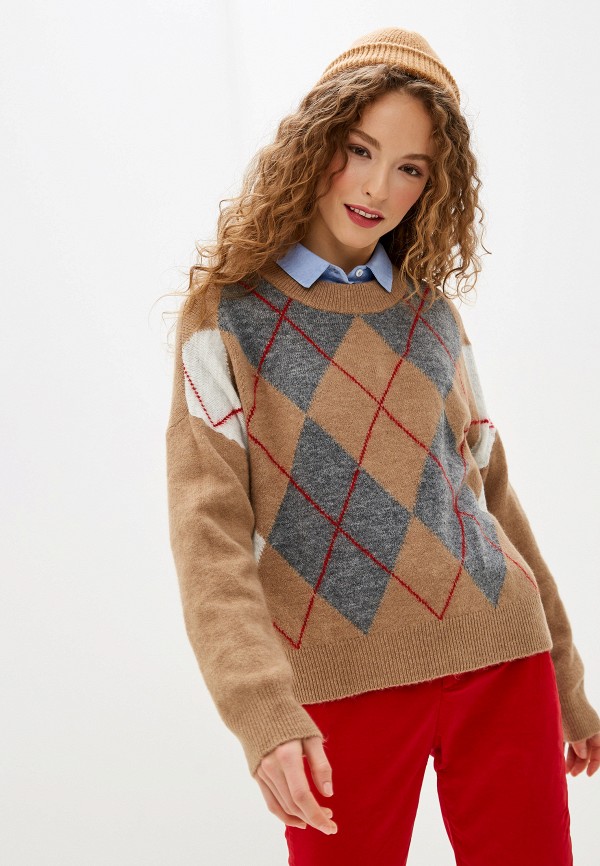 

Джемпер United Colors of Benetton, Бежевый, United Colors of Benetton UN012EWFUKO8