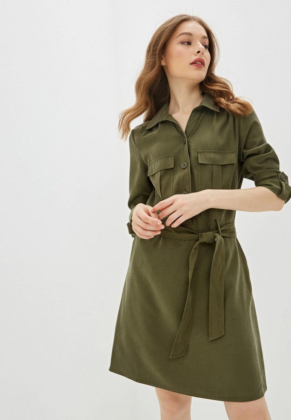 

Платье United Colors of Benetton, Хаки, United Colors of Benetton UN012EWFUKV5