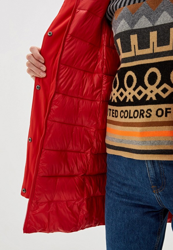 

Куртка утепленная United Colors of Benetton, Красный, United Colors of Benetton UN012EWFUKZ2