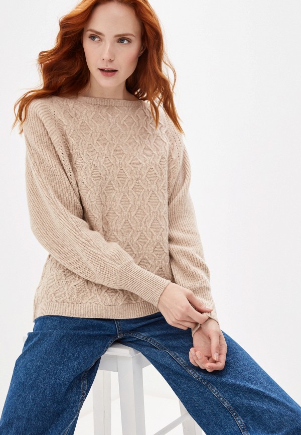 

Джемпер United Colors of Benetton, Бежевый, United Colors of Benetton UN012EWFUXN3